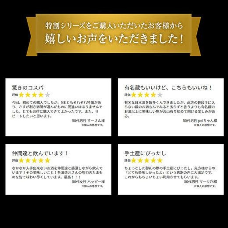 日本酒 大吟醸酒 特割 全国 10酒蔵 大吟醸 飲みくらべ 10本組 第3弾