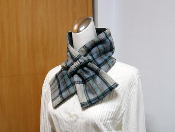 可調式短圍巾.scarf 保暖圍脖 雙面雙色 大人.小孩均適用