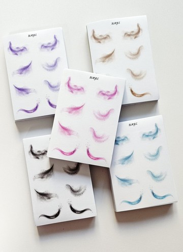 迷幻煙霧畫筆裝飾貼紙