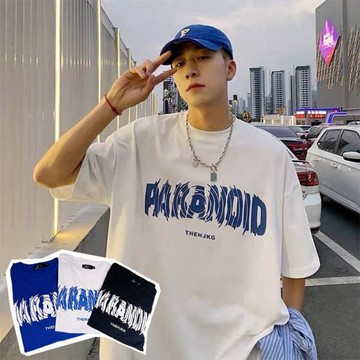 【隔日到貨】280g重磅純棉t恤短袖t恤男夏季ins風寬鬆短袖上衣男生衣服加大碼體恤小衆百搭oversize t恤男生