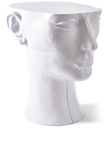 POLSPOTTEN - Head Right Top lacquered-finish sculpture - unisex - Porcelain - One Size - White