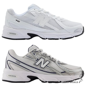 New Balance 740 休閒鞋 男鞋 女鞋 IU穿搭款 白/白銀藍【運動世界】U740WW2-D/U740WN2-D