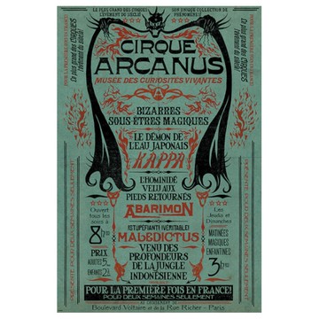 *【怪獸與牠們的產地】神秘馬戲團(Le Cirque Arcanus) 宣傳海報