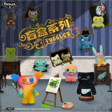 E哥❤現貨Fuggler 官方正版 放克牙寶系列 盲盒手辦鑰匙扣掛件醜萌潮玩具擺件預售