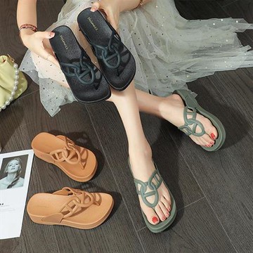 【Alice】韓星推薦元環結舒適厚底涼鞋(休閒鞋/拖鞋/娃娃鞋/莫卡辛/樂福鞋)