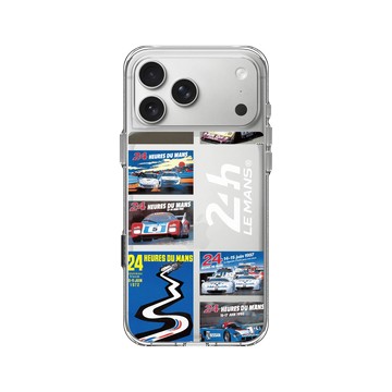 iPhone 17 Pro Max Clear Case（相機按鈕） 透明 - 24 Hours of Le Mans - Iconic Posters