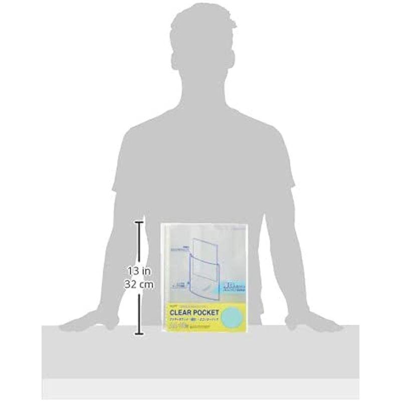 リヒトラブ クリヤーポケット 厚口タイプ A4 30穴 20枚入 G49070
