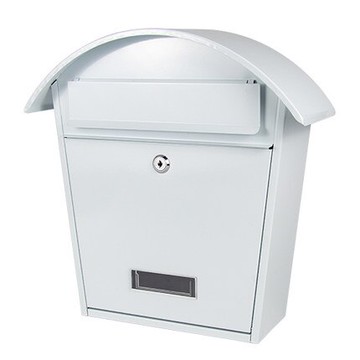 信報箱 鐵藝歐式別墅信箱室外報箱創意郵筒防水郵箱印字心理壁掛多地『XY677』