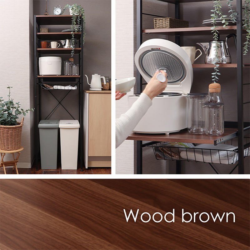 ジャンク品】ゴミ箱付食器棚【送料込み】 キッチンゴミ箱