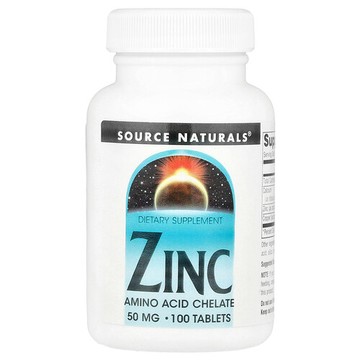 Source Naturals, 鋅片，50 毫克，100 片