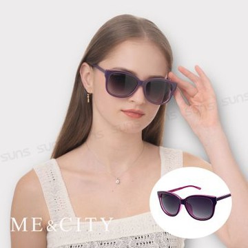 ME&CITY 歐美簡約麻花紋路 時尚太陽眼鏡 抗UV400 (ME 120002 H231)