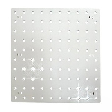 洞洞樂 組合收納板 41洞洞 DIY收納 層板 掛鉤 配件 居家裝飾  1入  白