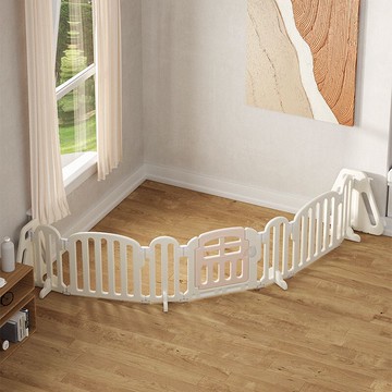 室內家用客廳圍欄嬰兒地上吸盤寶寶安全防護欄單面加高可折疊207M 快速出貨