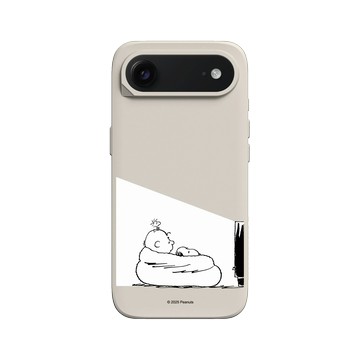 iPhone Air SolidX 貝殼灰 - 史努比 Snoopy - Snoopy&Charlie Brown追劇時間