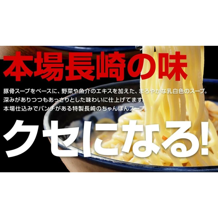 ちゃんぽん 本場長崎 生麺 半生 5食 自家製スープ付 送料無料 お取り寄せ 食品