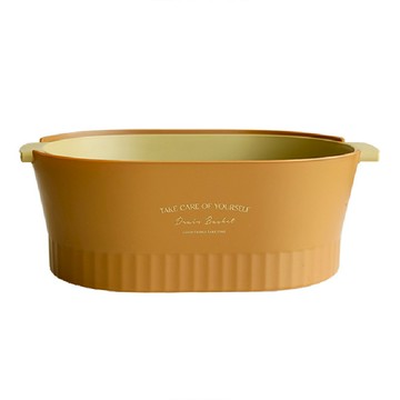 KUIBAO 快豹生活 北歐簡約瀝水藍  粟棕色  大  1個