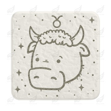 珪藻土超吸水杯墊(金牛座)杯墊 珪藻土杯墊 吸水杯墊 可吸水 送禮小物 婚禮小物 企業送禮 紀念品