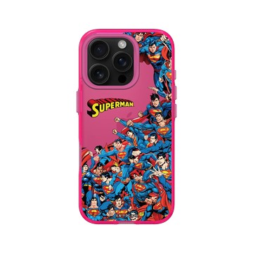 iPhone 16 Pro Clear 粉漾桃 - Superman - Superman-氪星戰隊