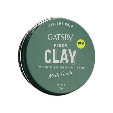 GATSBY FIBER消光纖維髮泥(蓬鬆線條)80g
