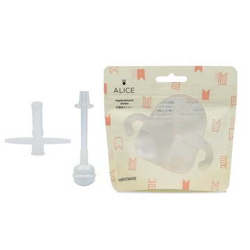 【安琪兒婦嬰百貨】MEROWARE ALICE嬰幼兒吸管杯-吸管替換裝-透明