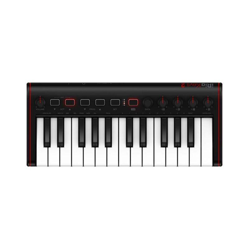 IK Multimedia iRig Keys Mini MIDI コントローラー 25鍵ミニ鍵盤 オーディオ出力端子搭載国内正規品国内