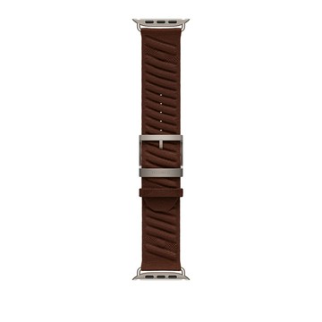 Apple Watch Hermès - 49 公釐 Bordeaux 酒紅色 En Mer 錶帶