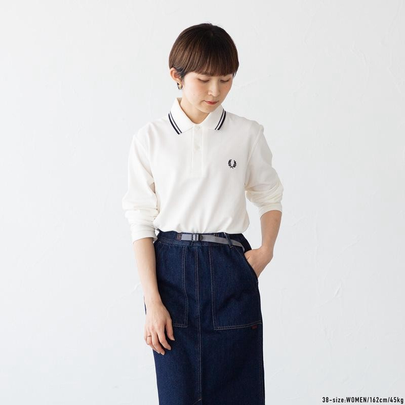 フレッドペリー 長袖 ポロシャツ The Fred Perry Shirt M1212 英国製