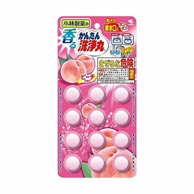 小林製薬 香るかんたん洗浄丸 ピーチの香り 12錠