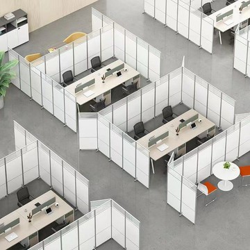 APP下單享點數9% 現代簡約辦公室屏風隔斷墻工廠車間折疊推拉可移動遮擋板折疊帶輪