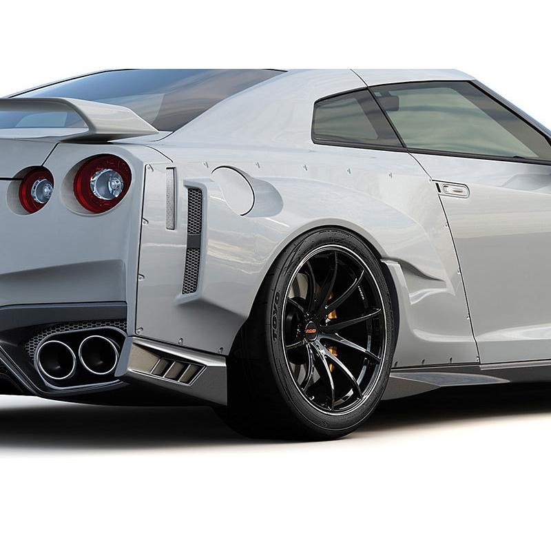 日産　GT-R R35 フロントリップスポイラーMY17 GReddy