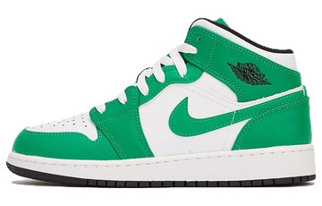 JORDAN 1 MID LUCKY GREEN GS