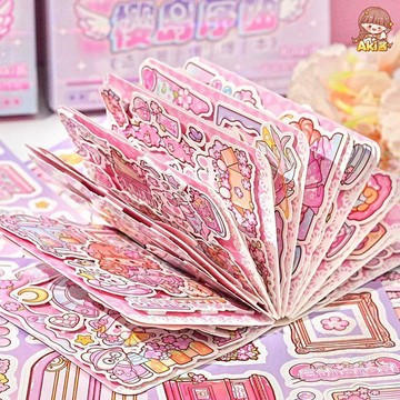 🏷️安心賣場🏷️小女孩  安靜書  可愛造景3D手工diy免裁剪立體機關鐳射趣玩兒童  玩具