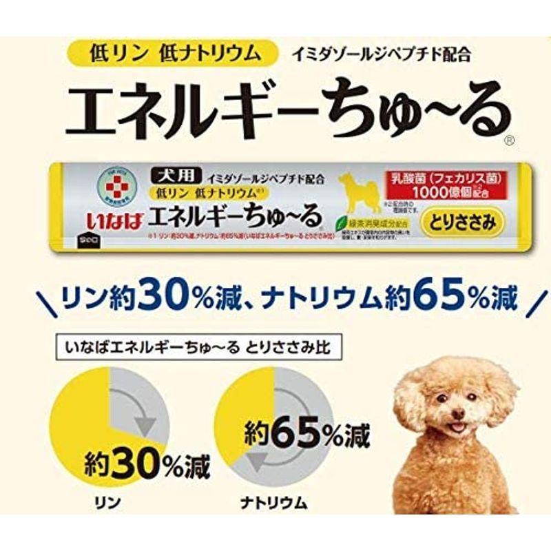 いなば 犬用 エネルギーちゅーる 低リン低ナトリウム とりささみ 14g