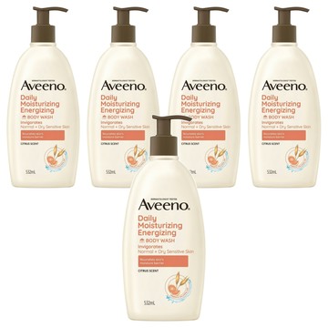 Aveeno 燕麥沐浴露 活力果香  532ml  5瓶