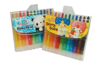 筆樂 Penrote PG9149 12色短桿旋轉蠟筆(款式隨機出貨) / 盒【APP滿額下單10%點數(單一帳號最高5000點)】1/31止