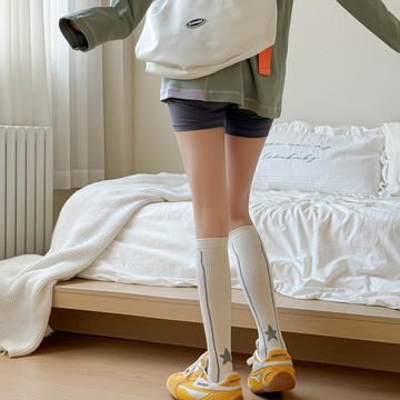 特價💡suxinaimin運動襪子女健身壓力襪瑜伽瘦腿專業跑步跳繩長筒小腿襪透氣不悶腳中筒襪 不起球白色襪子 超耐用襪子