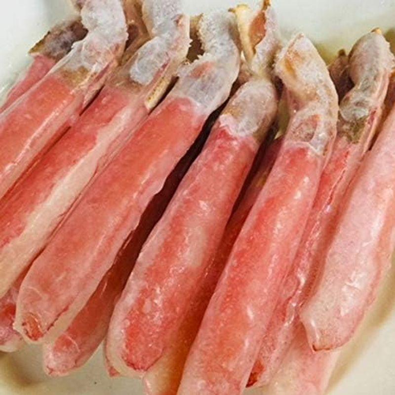 生ずわいかに しゃぶしゃぶ用 1kg 40本入り 生食OK 蟹刺身