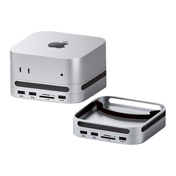 HAGiBiS 海備思 鋁合金Type-C擴充底座M.2 NVMe硬碟盒 + HDMI 4K/60Hz 銀色  MC65H  1組