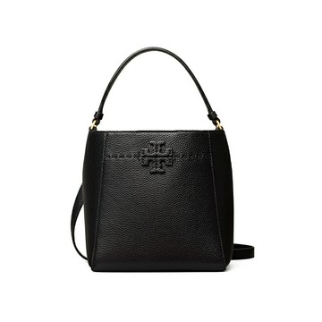 TORY BURCHMCGRAWHOBO小號水桶包變形包74956(黑色現貨)【 菲尼斯 國際精品 ★初秋極享】