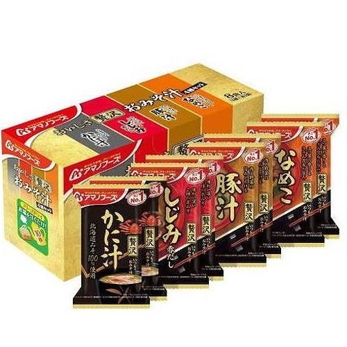 アサヒグループ食品 おいしさ贅沢おみそ汁 4種8食 91g 食品