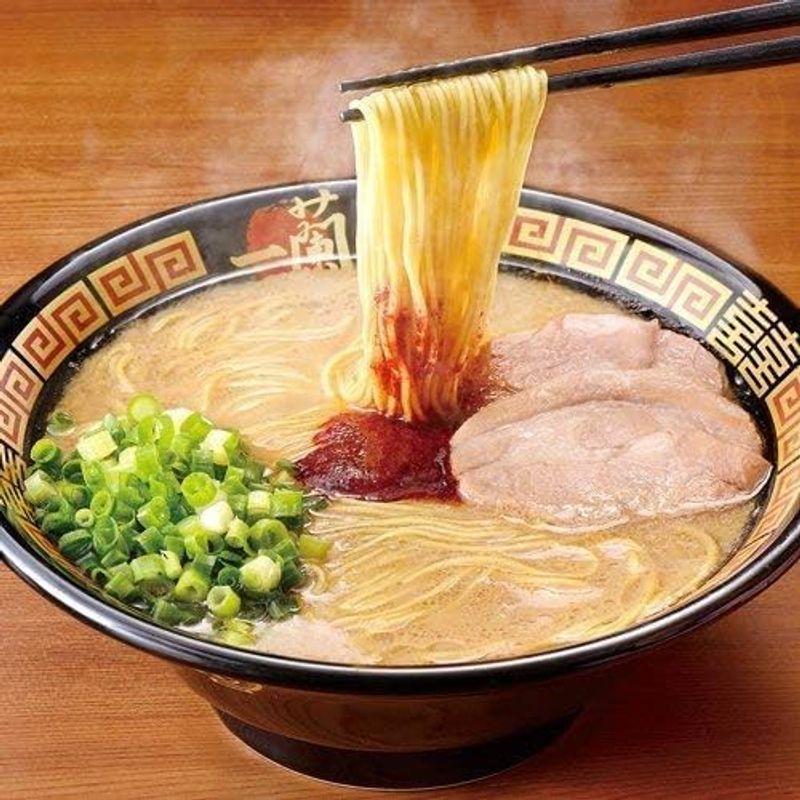 一蘭ラーメン 博多細麺ストレート(2食入り)・ちぢれ麺・カップ麺 3点セット