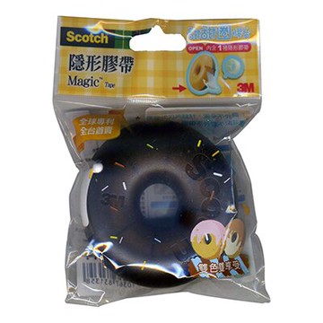 【文具通】3M Scotch 隱形 膠帶 附台 甜甜圈 810DD-6巧克力色 E1040032【APP滿額下單10%點數(單一帳號最高5000點)】1/31止
