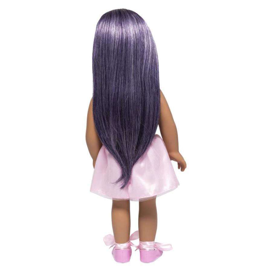 I'm A Girly Fashion Doll Lola w Purple Interchangeable Removable Synthetic