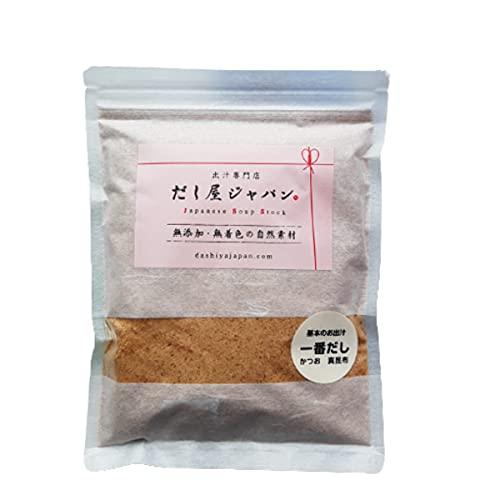 だし屋ジャパン 基本のお出汁 かつお 昆布 一番だし 万能だし かつお節 真昆布 (200g 粉末)