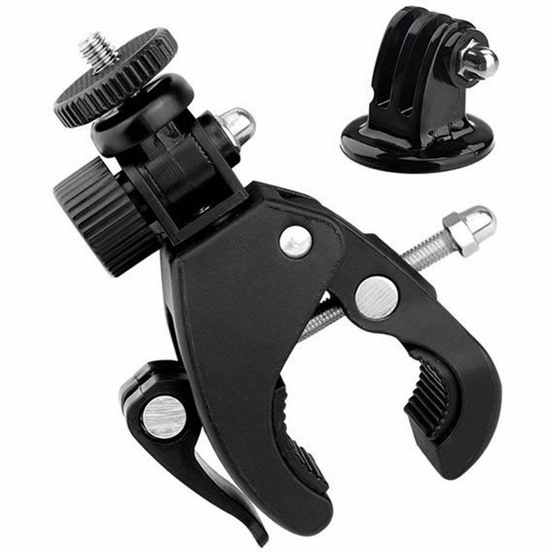 Gopro 車載 カメラホルダー オートバイ バイク 自転車 ハンドルマウント 360度回転 Ma 41 通販 Lineポイント最大0 5 Get Lineショッピング