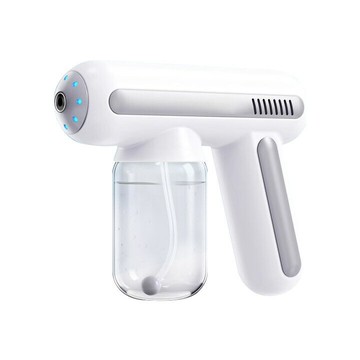 消毒器 消毒槍 噴霧槍【限時沖量】酒精消毒槍噴霧槍電動空氣藍光納米霧化器殺菌機家用【HZ74224】