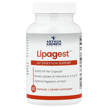 Arthur Andrew Medical, Lipagest™，脂肪消化幫助配方，90 粒膠囊