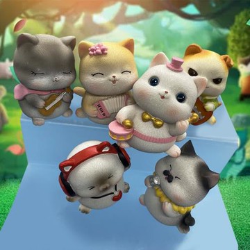 香薰石膏宮廷貓模具手工diy蠟燭滴膠飾品巧克力慕斯蛋糕硅膠磨具