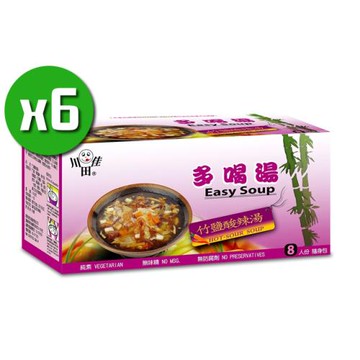 【川田佳】竹鹽酸辣湯x6盒(8包/盒)