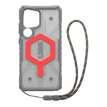 UAG 磁吸耐衝擊經典保護殼 附手腕掛繩  Galaxy S25 Ultra  透明色 霓虹圈